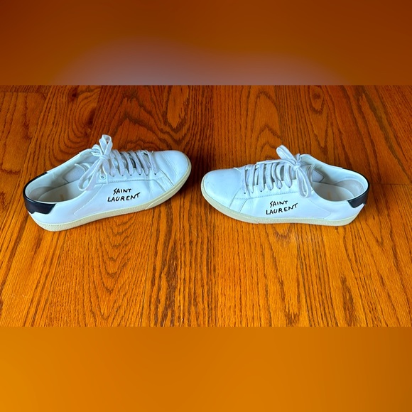 Yves Saint Laurent Shoes - Saint Laurent White Sneakers, Women’s, 7.5